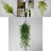 Lush Artificial Fake Hanging Basket Flower Vine Plant For Outdoor Admiralty Wall Decor
