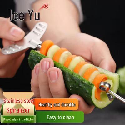 Râpe à légumes en spirale en acier inoxydable Bingyu