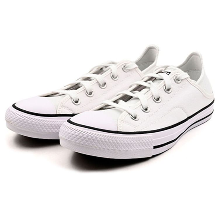 Converse Chuck Taylor All Star Minimalist Comfortable Durable Breathable Shock Absorption Support Low Top Canvas Shoes Women Sneaker White A03076C