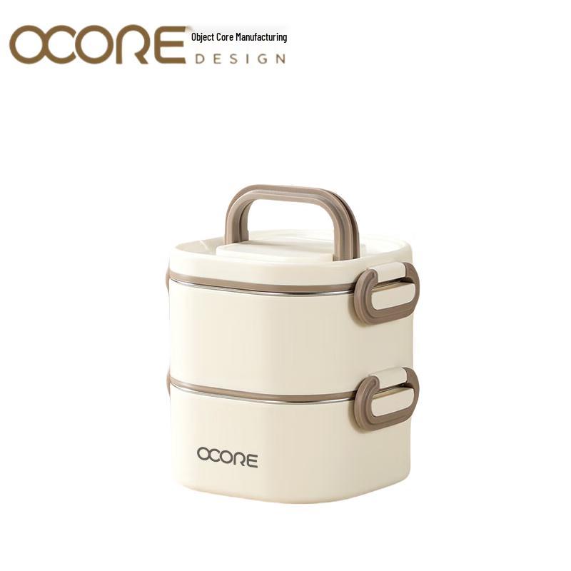 316 Stainless Steel Square Double-Layer Lunch Box