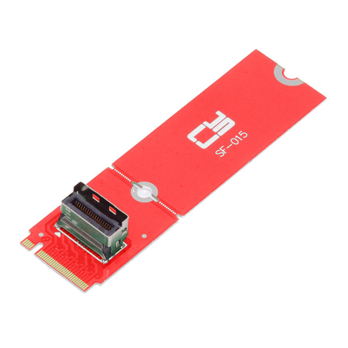 

SF-015 PCI-E 5.0 4.0 M.2 M-key to MCIO Mini Cool Edge IO Female Host Adapter for PCIe Nvme SSD 2280 As Shown A