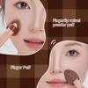 6Pcs Velvet Flocked Cosmetic Puffs Liquid Foundation Chocolate-Shaped Flocked Powder Puff Set Women Girls Make Up Tools