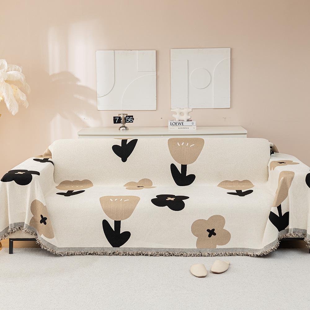 

Полотенце с чехлом на диван, не царапающееся, нескользящее, подушка для дивана, полностью покрытая, универсальное универсальное полотенце на четыре сезона, ткань из синели 180*130