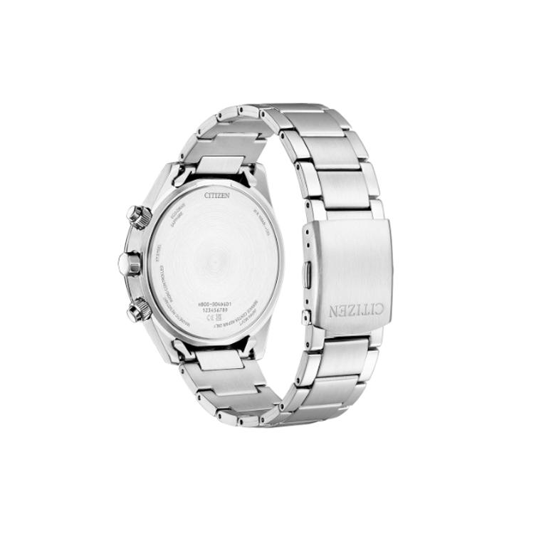 Citizen Eco Drive 100m Water Resistant Light Powered Quartz Movement Stainless Steel Strap Watch AT8260-85L