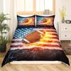 Football Bedding Set For Teen Boys Sport Duvet Cover Set Football Theme Bedding Set Double Queen King Size Polyester Qulit Cover