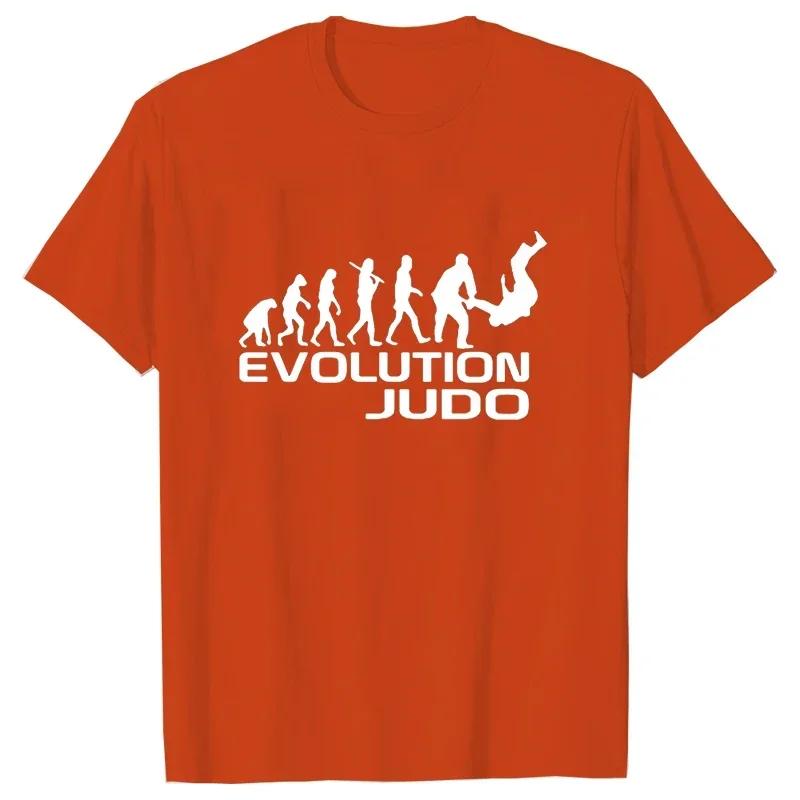 New Summer T-shirts Evolution of Judo Tshirt Funny Adult Men Tshirts O-neck Short Sleeve T Shirts Judo Graphic Tees Brand Tops