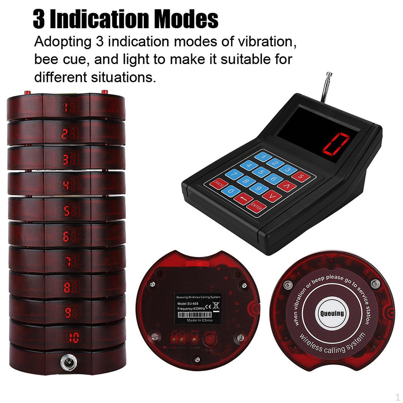 

Система вызова гостей Управление очередью Ресторанный пейджер Красный красный