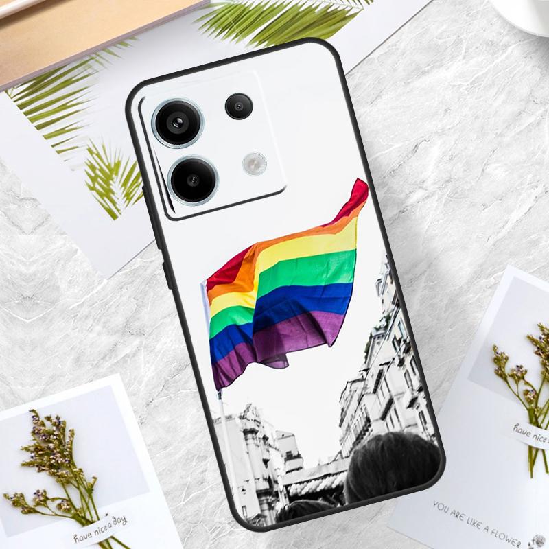 Heart Rainbow Gay Pride LGBT Case For Xiaomi Redmi Note 13 14 Pro 12 11 10 15 Pro Plus Redmi 15 10C 12C 13C 14C 15C Cover