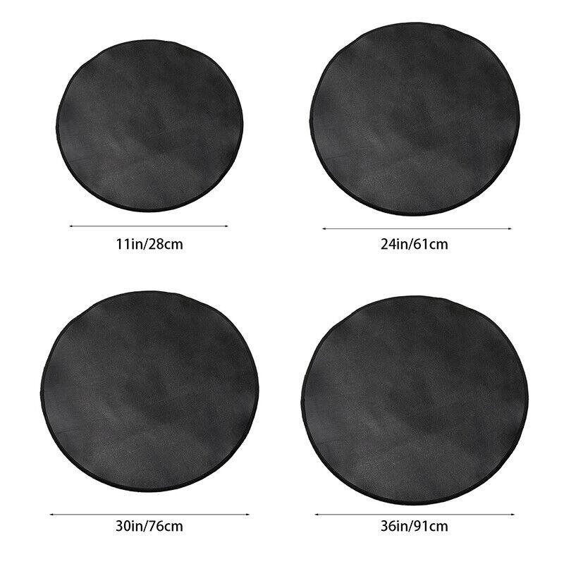 מחצלת עגולה חסינת אש רב-תכליתית חיצונית מצופה סיליקון נוזלי מחצלת למדורת גחלים מחצלת מגן לכירים עמידה בשמן משטח ברביקיו