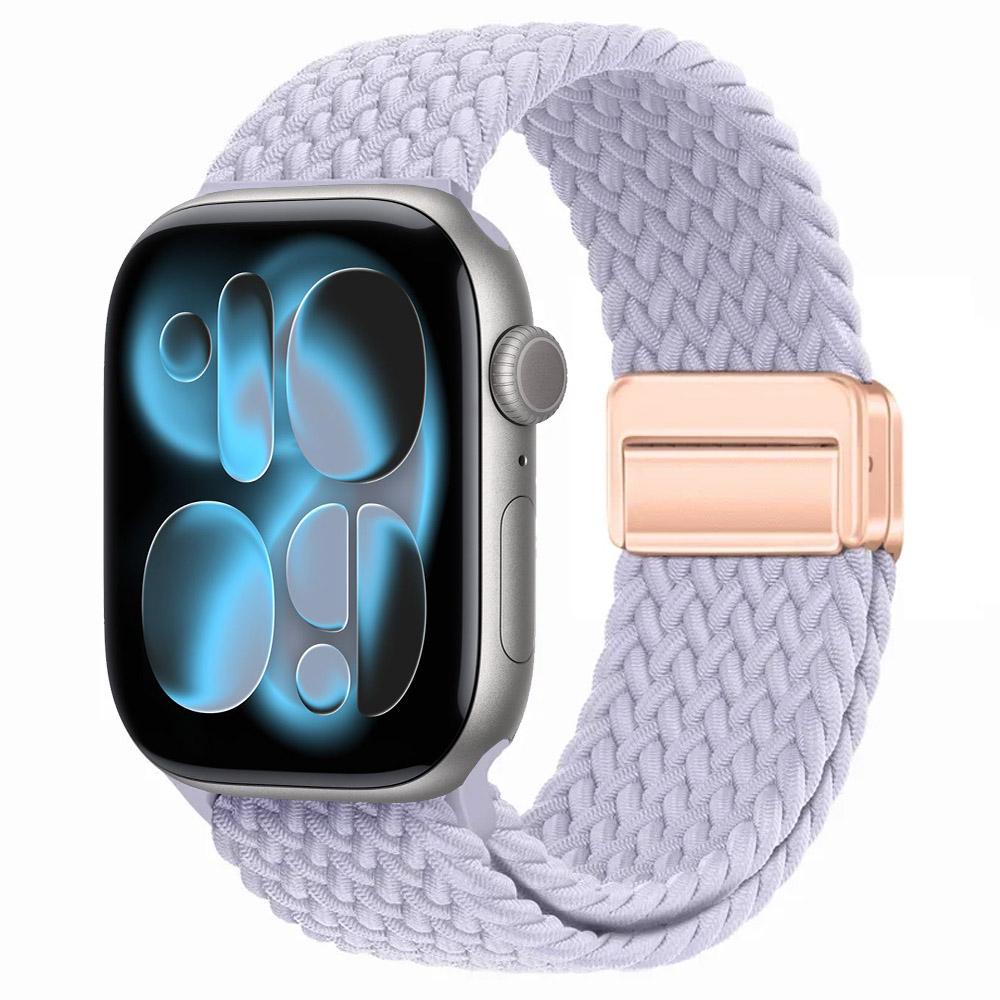 Nylon Strap for Apple Watch 11 10 46mm 42mm/Ultra 3 2 1 49mm Magnetic buckle Wristband iWatch 9 8 7 6 5 4 SE 45mm 44mm 41mm 40mm