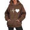 Womens Hoodies Oversized Sweatshirts Long Sleeve Casual Pullover Hooded Sweatshirt Tops