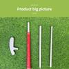 Double Sided Golf Practice Putter Portable 3 Section Detachable Golf Putters Antislip Golf Accessory Easy to Carry