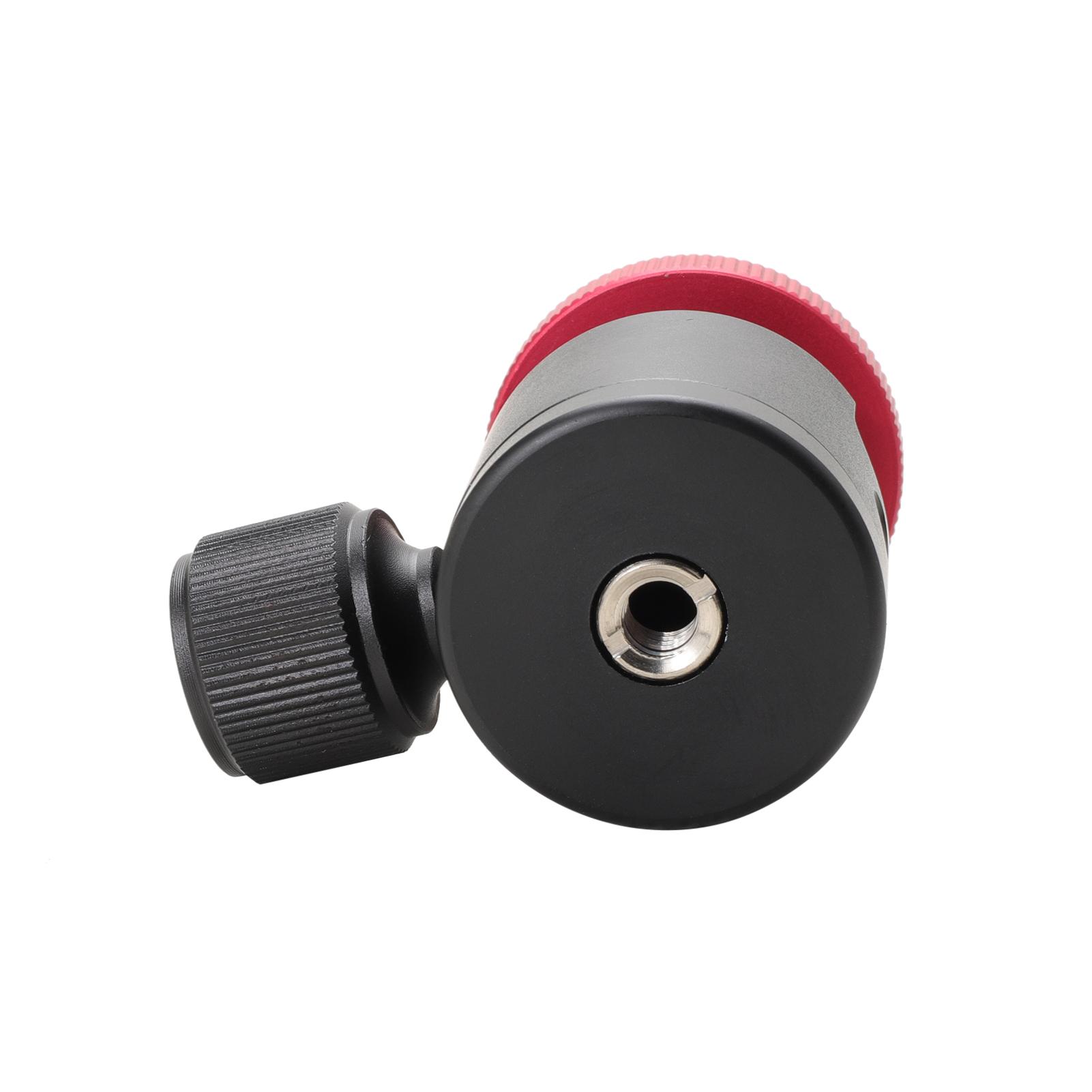 

Aluminum Alloy Mini Ball Head Rotatable Ball Head Photography Accessory Replacement with 3 8 Inch Screw Hole 1 4 Inch чёрный
