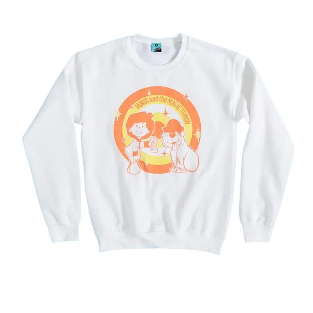 Jamie and the Magic Torch Unisex Adult Retro Vibes Sweatshirt