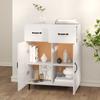 Credenza Bianca 69,5 x 34 x 90 cm Truciolato