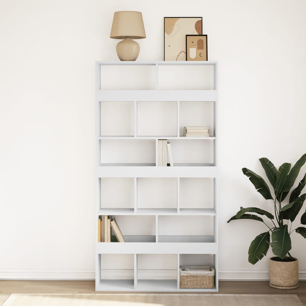 Bookshelf White 100 x 33 x 187.5 cm Particleboard