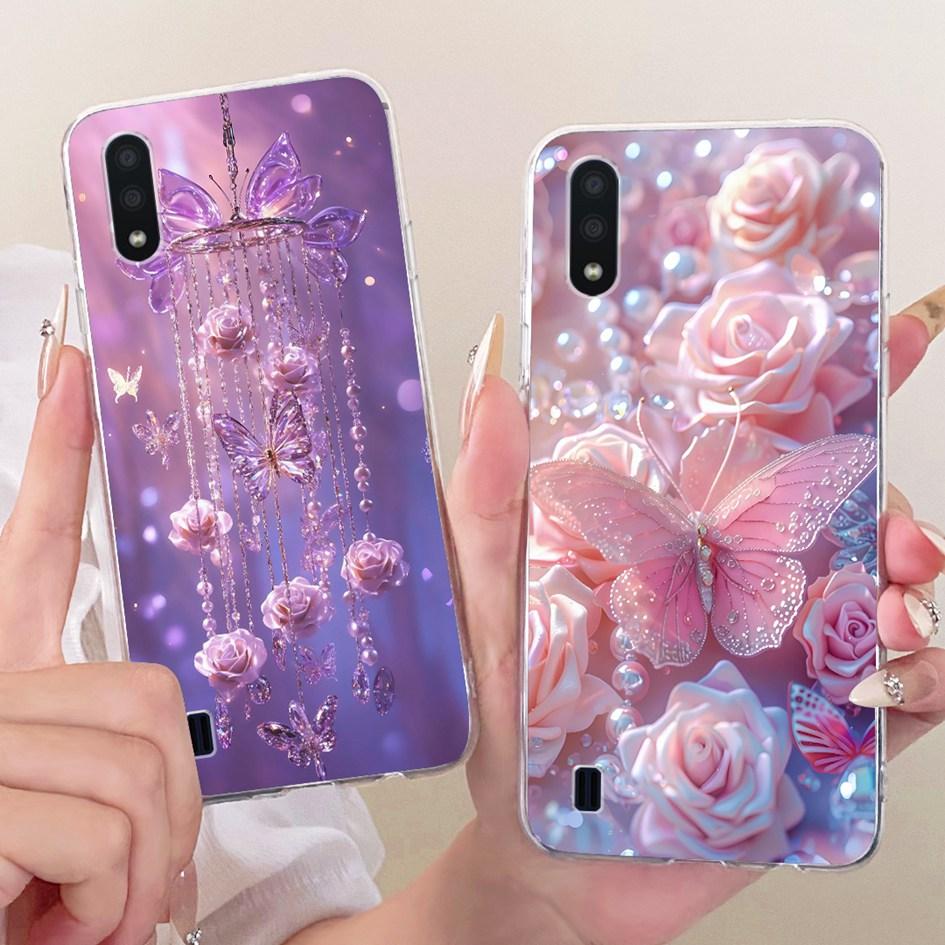 For Cover Smasung Galaxy A01 Case M01 SM-A015F Funda Fashion Dragon Cartoon Soft Slim Silicone Bumper For Samsung A01 Core Coque