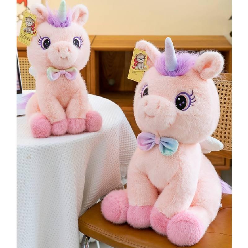 Rainbow Plush Unicorn Toys Cartoon Stuffed Dolls Room Decorations Kids Gifts