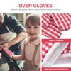 2 Stück hitzeisolierende Kinderhandschuhe gegen Verbrühungen, Mikrowellenhandschuhe, Ofenhandschuhe, Backhandschuhe