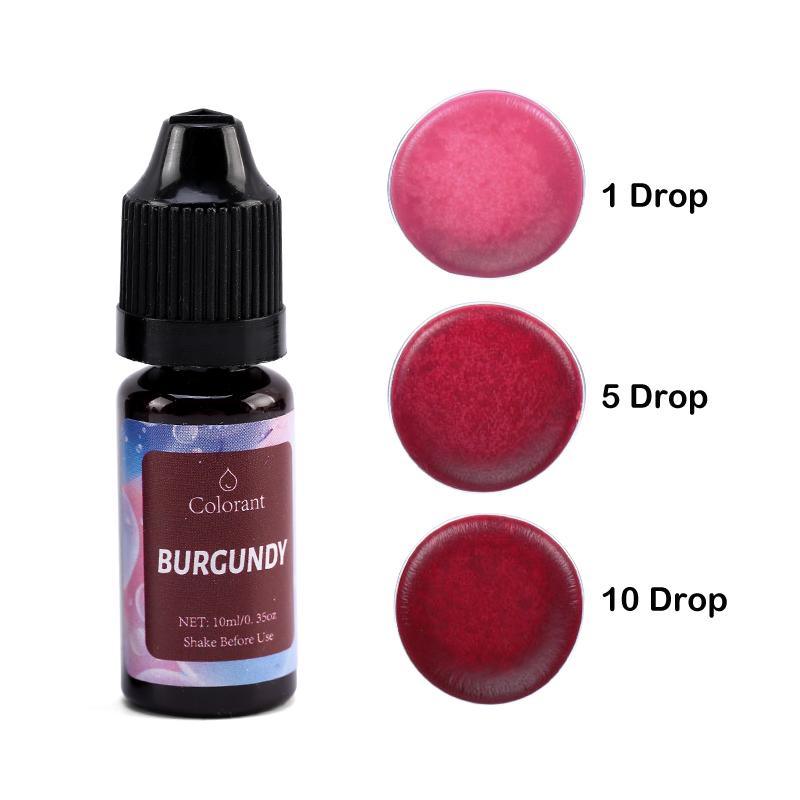 18 Colors 10ml Liquid Dye Candle Resin Pigment Colorant Resin Soy Wax Dye for DIY Candle Soap UV Epoxy Resin Mold Crafts Making