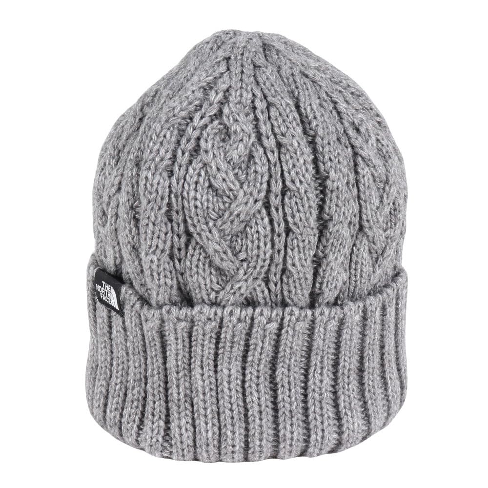 The North Face Cable Unisex Knit Cold Mixed Free Size Beanie, Cap, Weather, Gray,