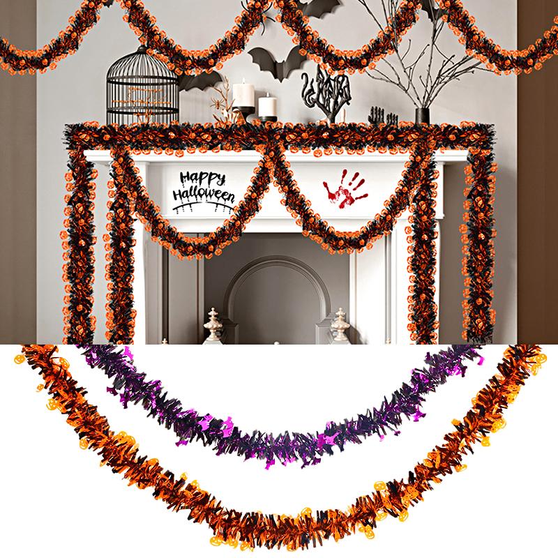 Halloween Stereoscopic Home Garden Colorful Arrange Props Wall Hanging Decorative Accessories 5 Styles