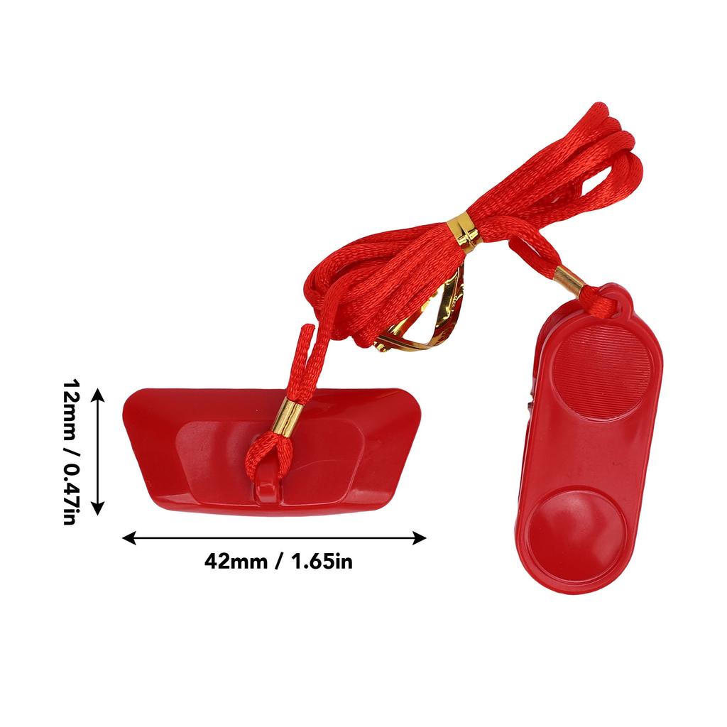 2pcs Treadmill Key Fit for GTS7 M8 M9 9600 Treadmill Magnet Safety Key Magnetic Emergency Stop Trapezoid 2.0x0.9in