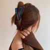 Triangle Shape Crossing Teeth Hair Claw Simple Matte Head Grab Shark Hair Clip Hair Accessories