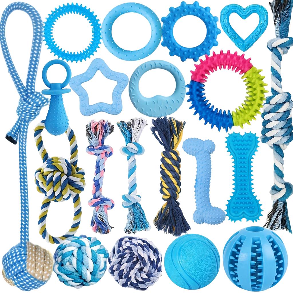20 Pack Dog Toys Set, Rope Toys for , of War Toys for Boredom , Colorful Interactive Pet Toys for Small Medium Large Dogs