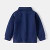 Boys Long Sleeve Polo Shirt Cotton Casual Collared T Shirt Spring Autumn Top for Kids
