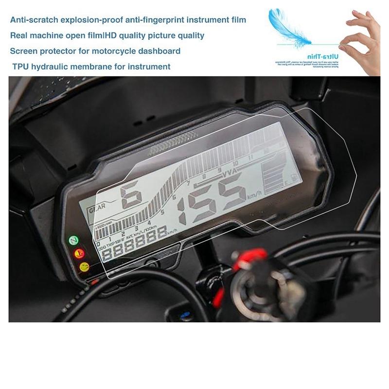 2 Set Motorcycle trument Protection Film Meter Screen Protector Film for Yamaha R15 V3 2017- MT-15 2018-