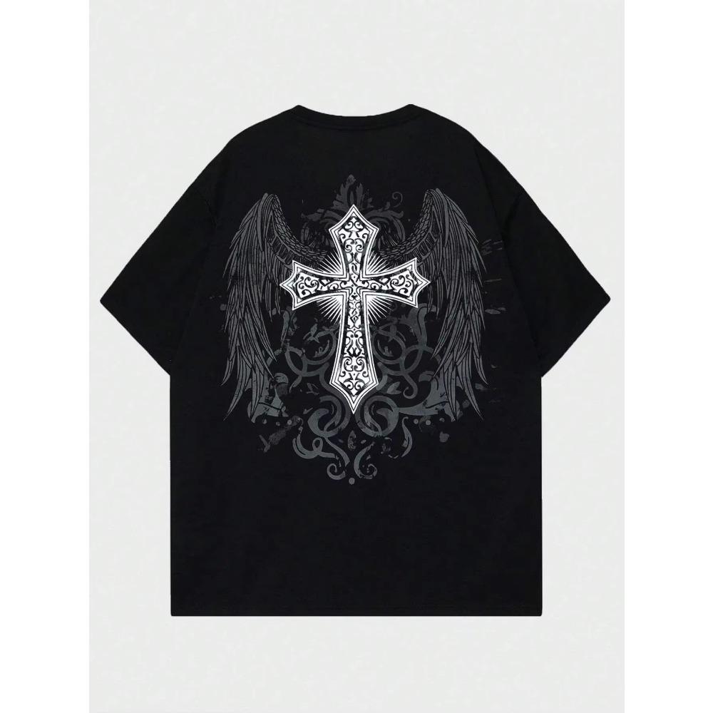 Men's and women's twill cotton T-shirts round-neck short-sleeved T-shirts printed classic short-sleeved T-shirts