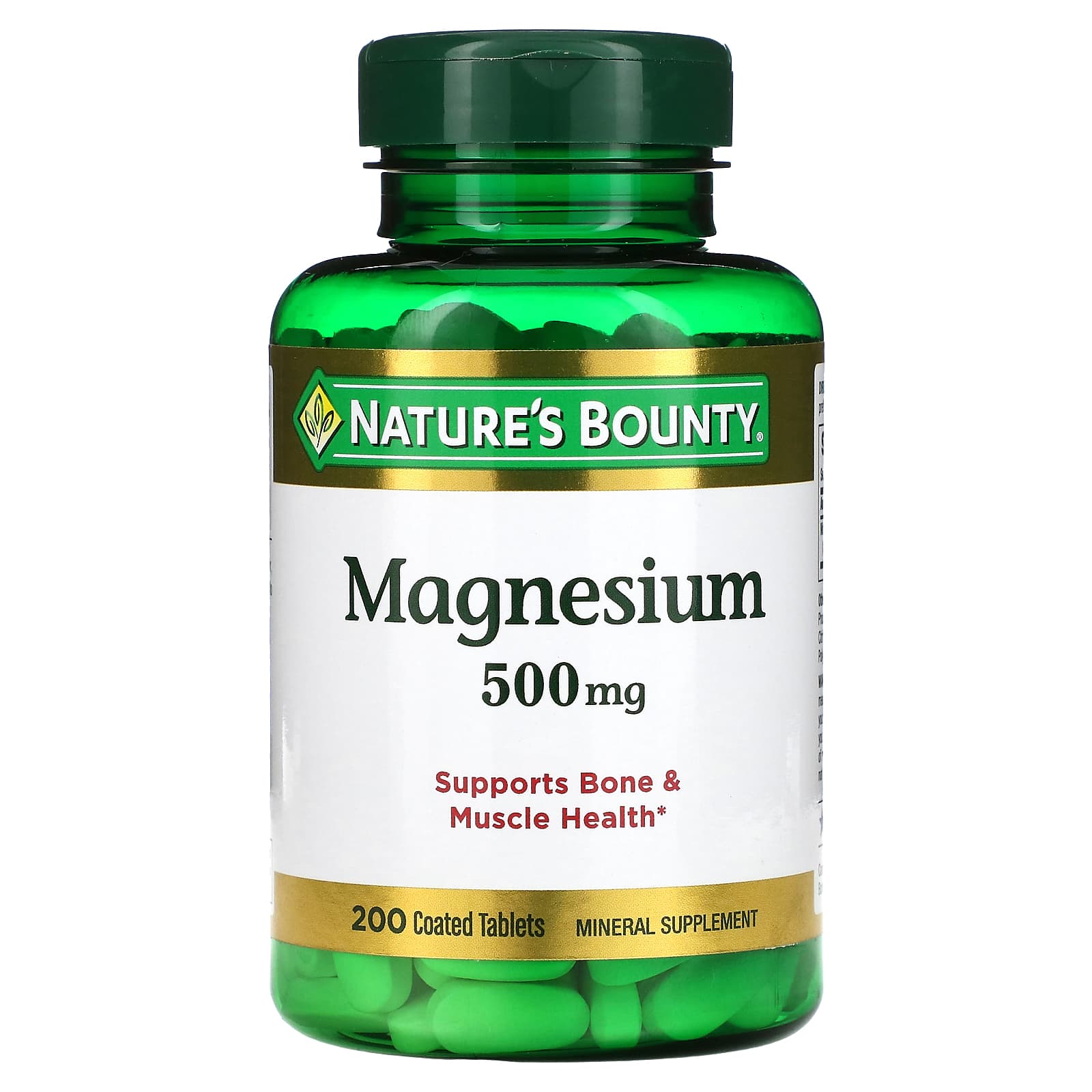 

Nature s Bounty, магній, 500 мг, 200 таблеток, вкритих оболонкою