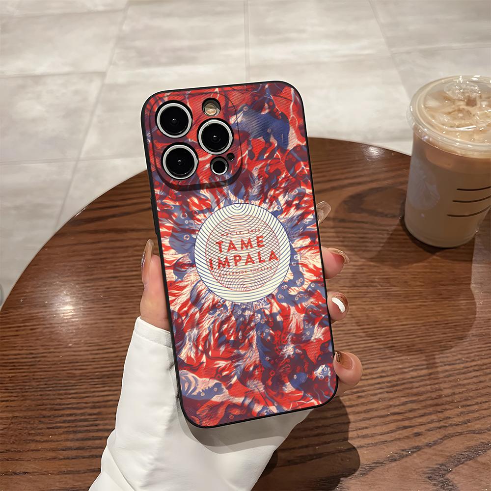 T-Tame Impala Phone Case For 17 Pro Max Iphone 14 Pro Max 12 16 15 13 Pro 11 Xr X Xs 8 7 Plus Back Cover