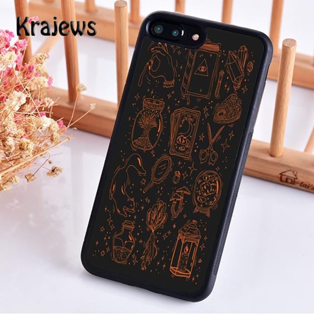 Krajews Witch Witchcraft Phone Case Cover For iPhone 17 Air 16 15 14 Plus 11 12 13 Pro Max Coque