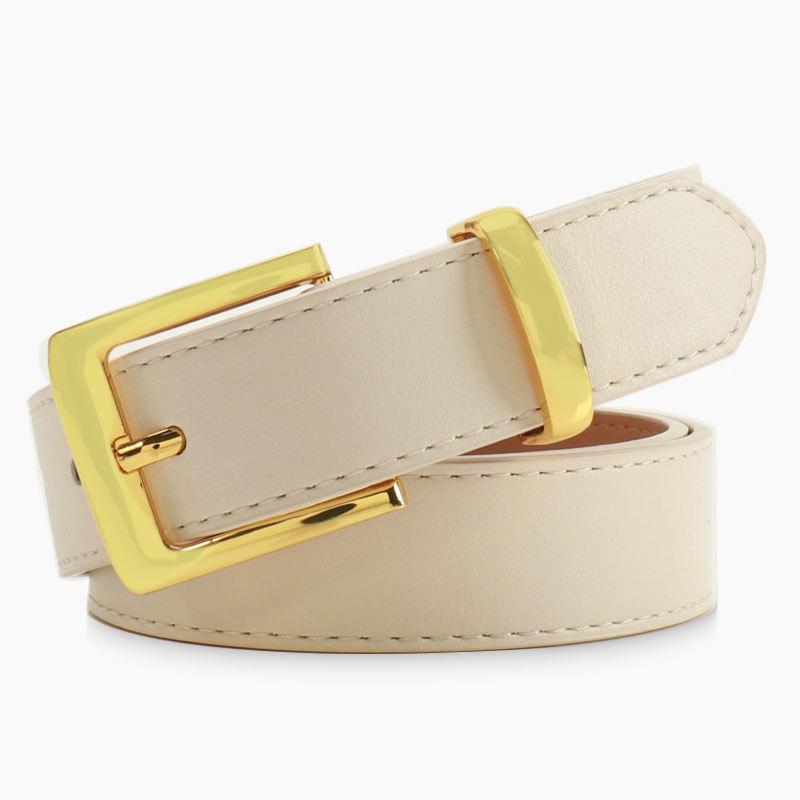 

New Simple and High-end Metal Belt for Women, Versatile Jeans Decoration Belt, European and American CHI Fashion Women s Belt