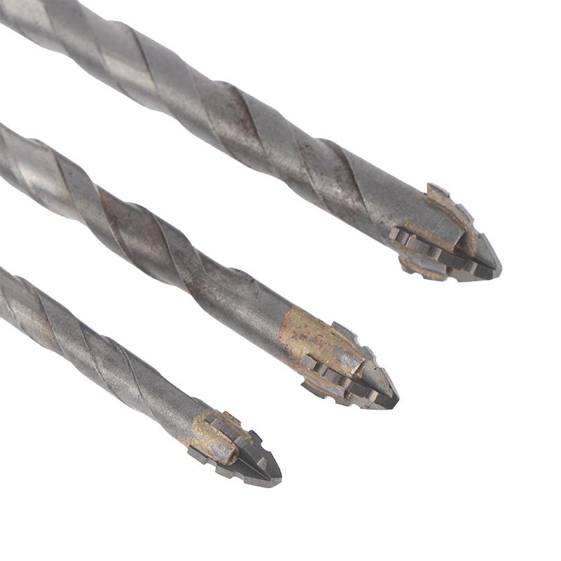 3-teiliges Vierkant-Zahnkranz-Exzenter-Twist-Bohrer-Set für Trockenbohrungen in Keramikfliesen, Glas, Marmor, Beton