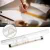 Practical and Measuring Ruler Drawing Roller Parallel Ruler Clear Scale and Easy Sliding Ensures Accuracy In Drawing
