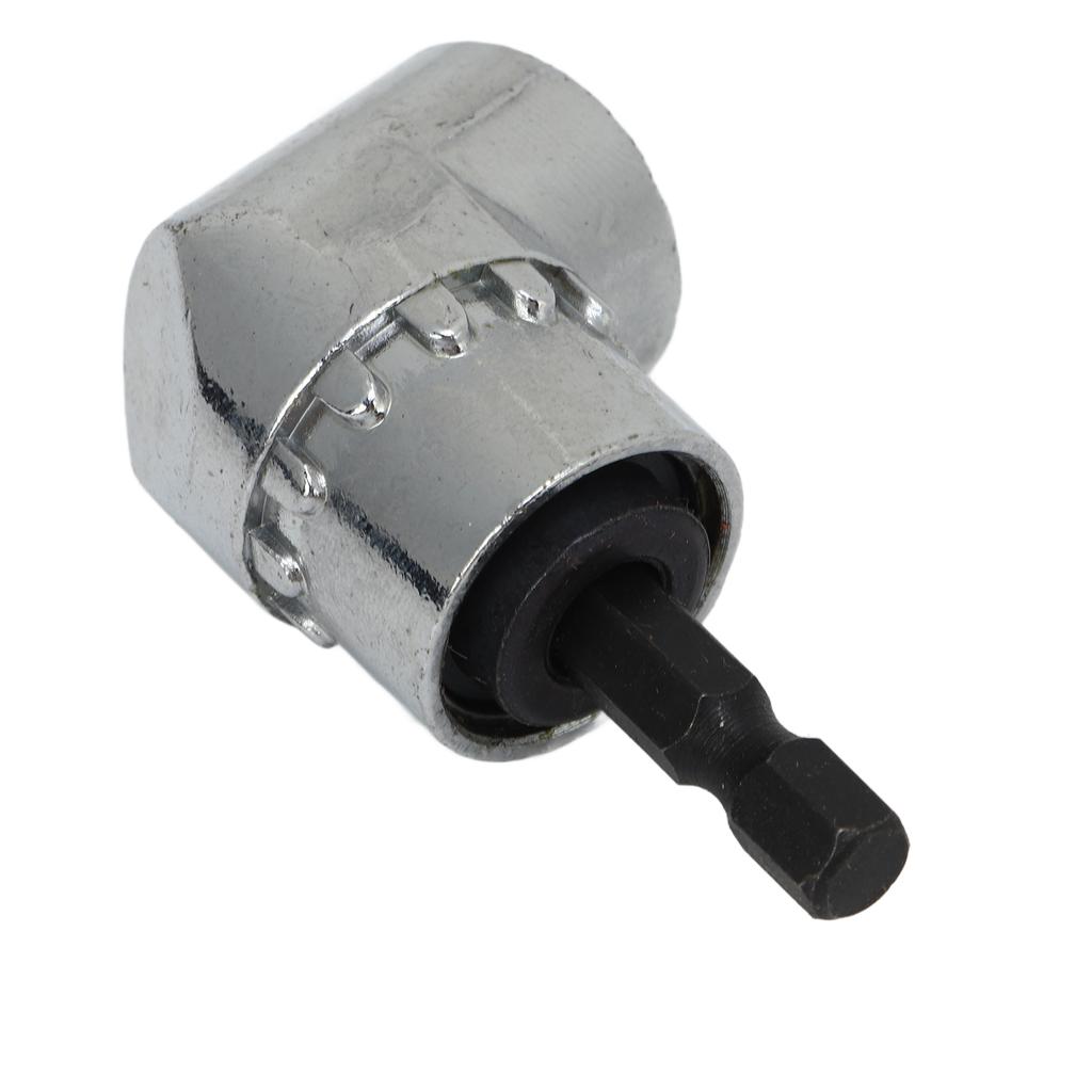 Tournevis Angle Embout 105 degrés Tour Accessoire Perceuse Électrique Extension Embout Hexagonal 1/4 pouce