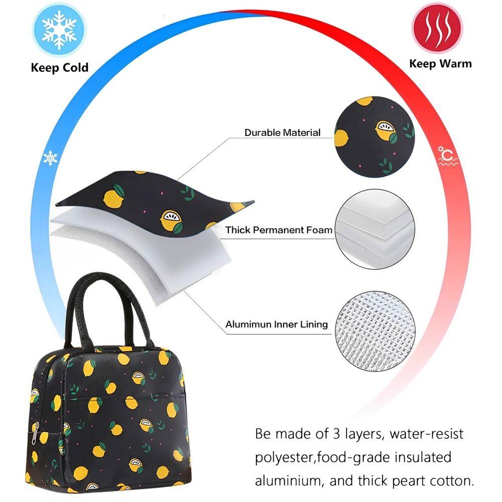 Large Capacity Lunch Bag for Women Small Leakproof Lunch Box Lunch Bag Reusable Insulated Cooler Lunch Container