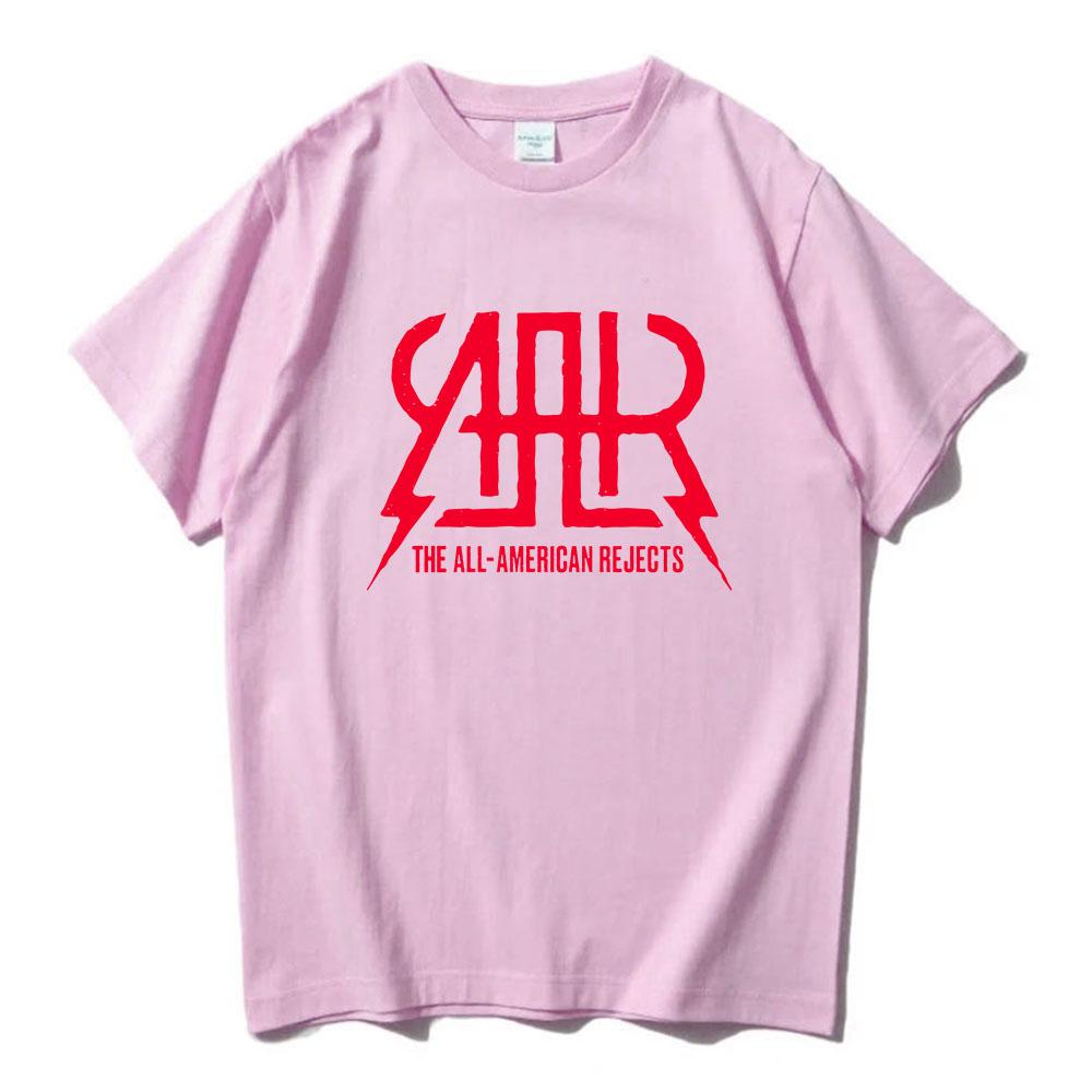 The All-American Rejects Logo Print T-shirt Cotton Short Sleeve Men/Women Tshirts Streetwear Street Style Graphic T Shirt