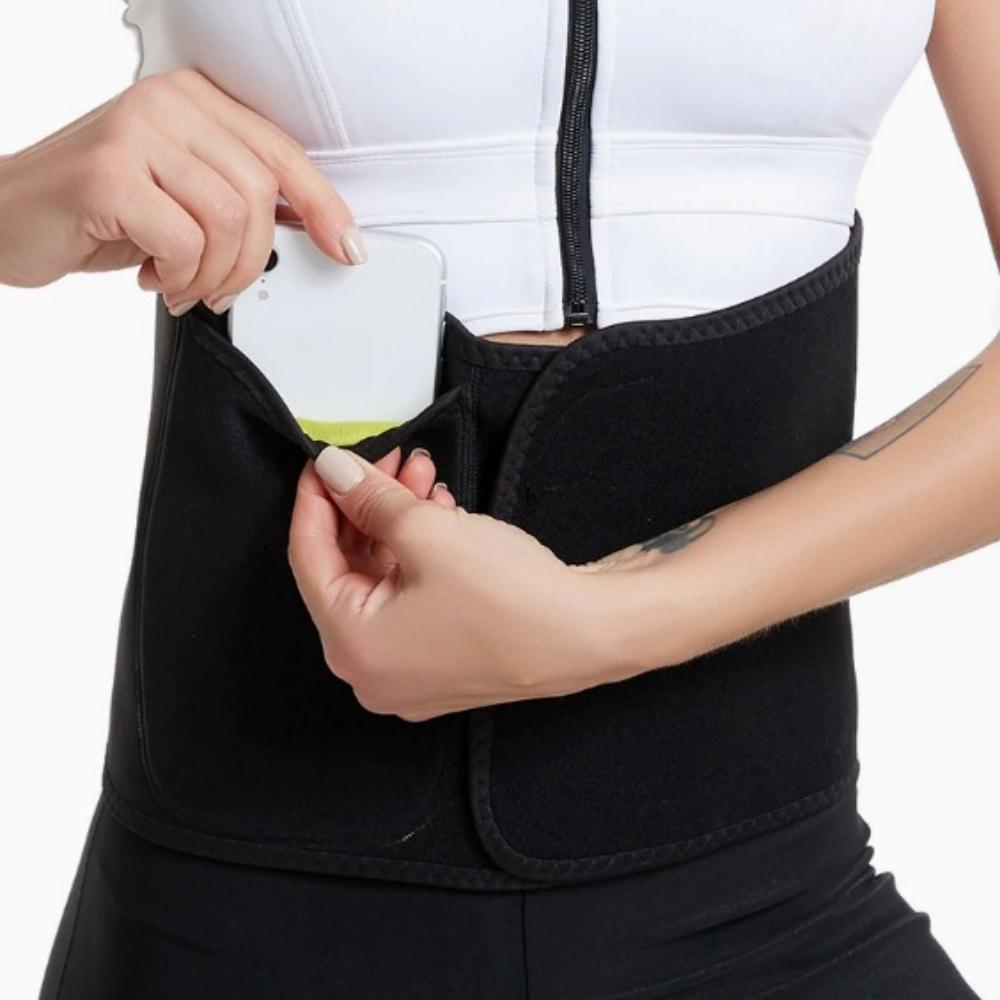 Sports Fitness Waist Support Belt Sweat Waist Trimmer Belt Neoprene Workout Shaping Yoga Body Slimming Band