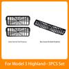For Tesla Model 3 Highland 2024 Front Bumper Grill Mesh Air Inlet Vent Cover Grille Guards Protector Anti-insect Net Accessories