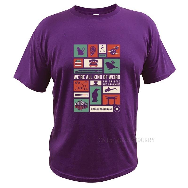 

Haruki Murakami Cat T Shirt Japanese Writer Tshirt 100% Cotton Comfortable Premium Tees Tops Drop Ship L