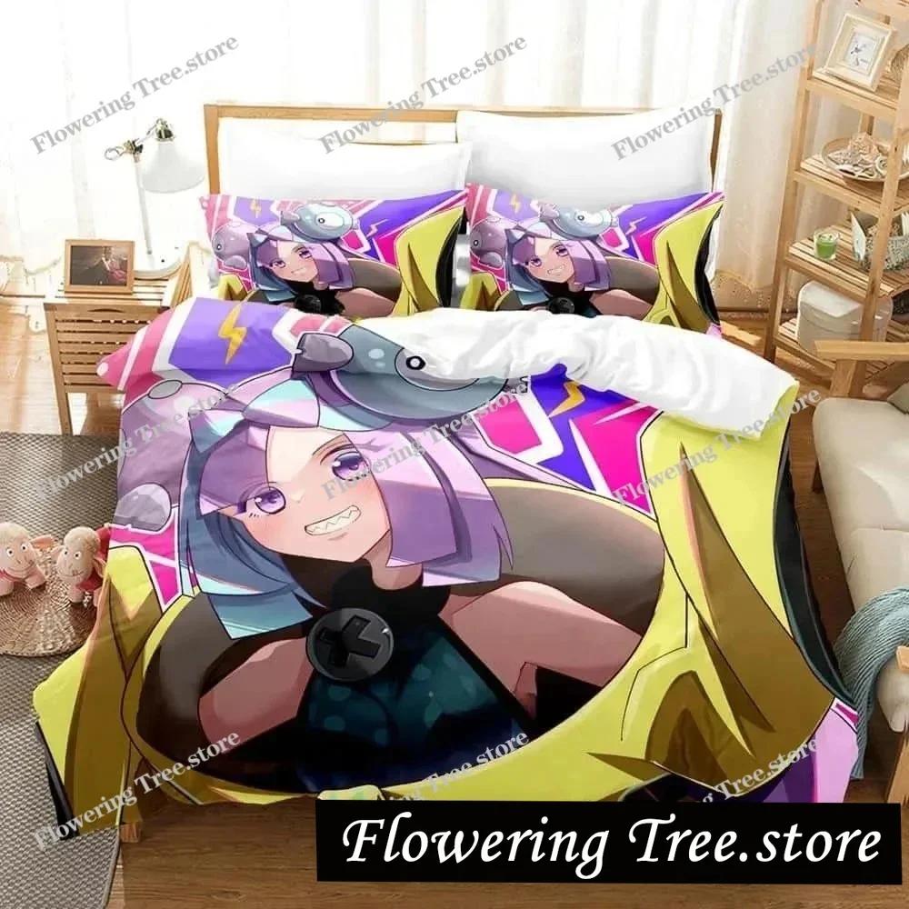 Anime Kawaii Chicas Iono Juego de Ropa de Cama Individual Twin Full Queen King Size Juego de Cama para Dormitorio de Adulto Niño Funda Nórdica Juegos Para Textiles del Hogar