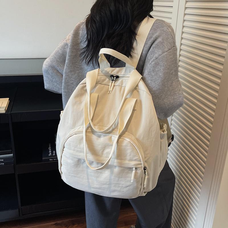 Schoolbag Korean Travel Backpack Women Can Carry One Shoulder Messenger Large Capacity Bag New Simple Multi-purpose Backpack
