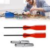 Multipurpose Corrosion Resistant Screwdriver Pack With 4 Size for Disassembling Retro Game Cartridges Console Components