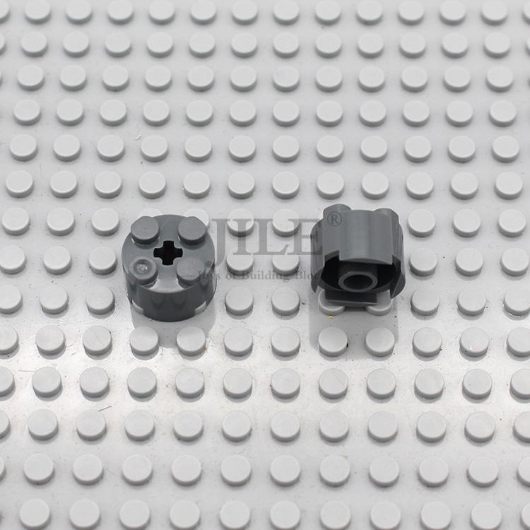 50PCS MOC Bricks Parts Round 2x2 with Axle Hole 3941 Educational Building Blocks Compatible Construction Assembles DIY Toys