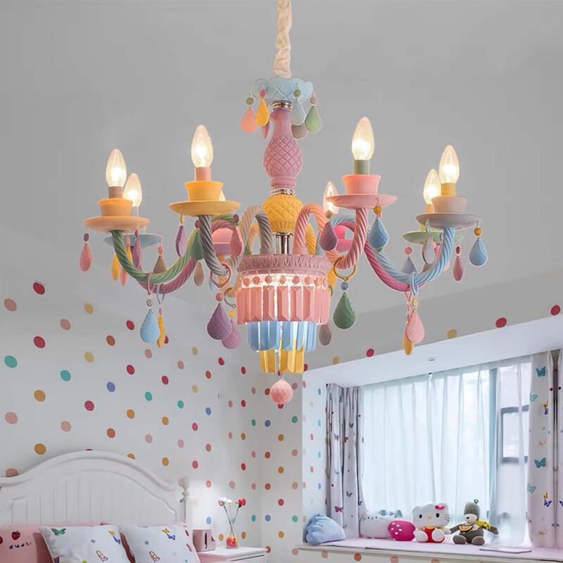 Creative American Style 6-Light Chandelier for Kids' Rooms