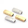 Stainless Steel Magnet Buckle Up and Down Flat Mouth Leather Rope Bracelet Connection Tanium Steel Jewelry DIY Accessories